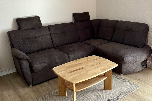 Die neue Couch in der Ferienwohnung Helene in Baabe auf Rügen